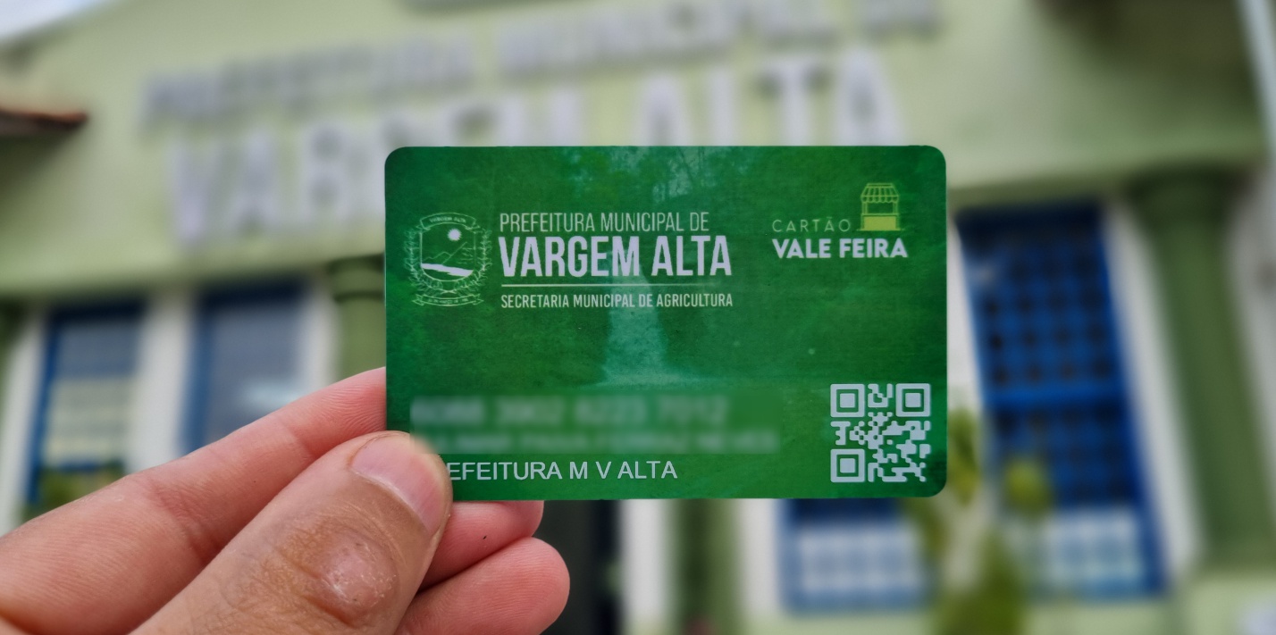 Cartão facilita o acesso dos servidores à Feira do Produtor Rural de Vargem Alta
